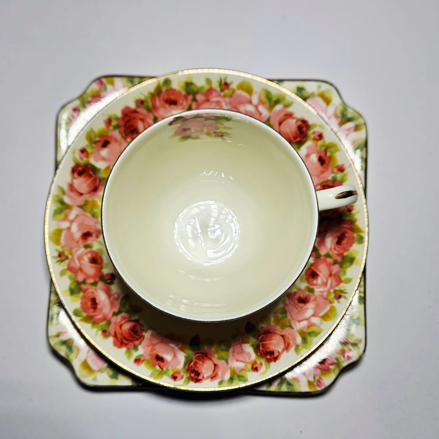 Royal Doulton "Raby Rose "Trio c1937-38 V1503