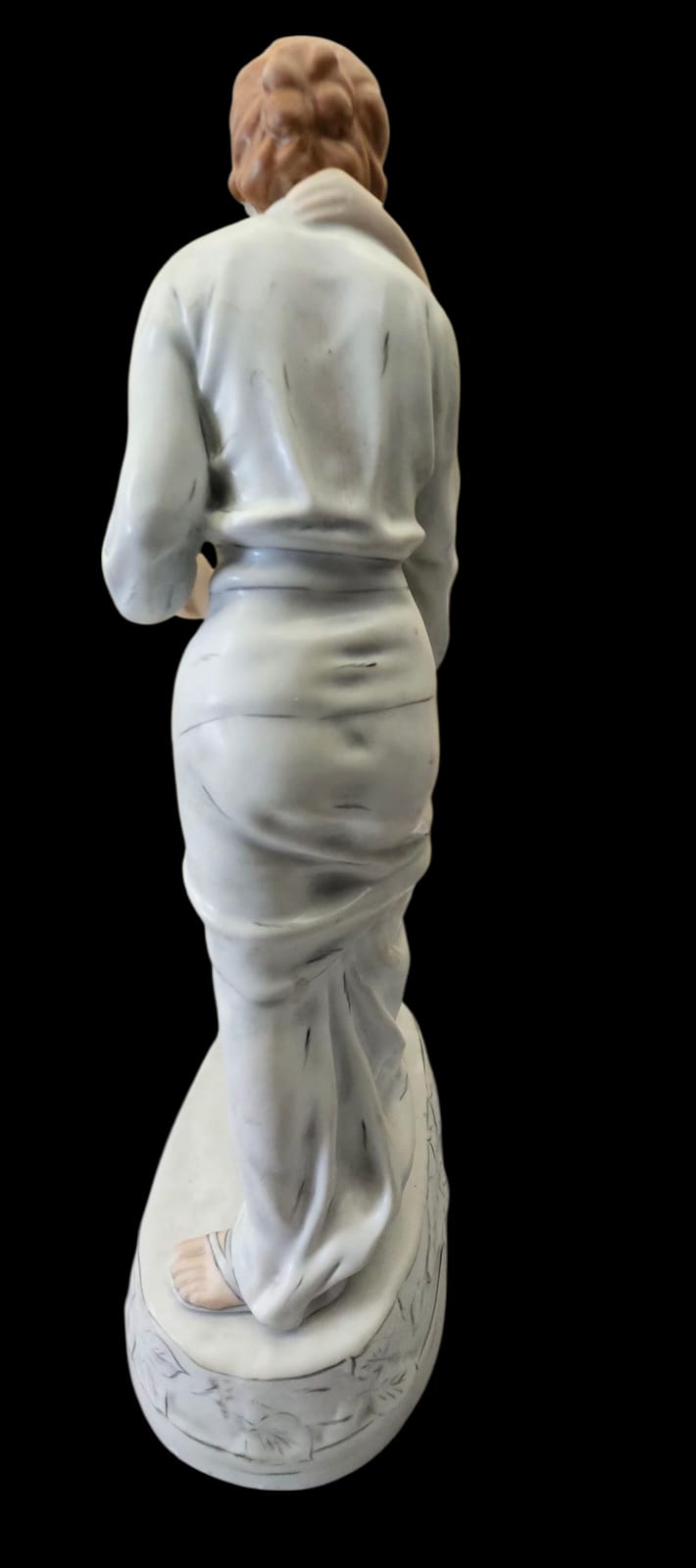 Royal Dux "Souviens-toi" porcelain statue 50cm