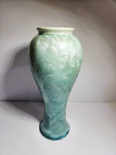 Large Rod Page Crystalline Glaze Australian Studio Pottery Vase
