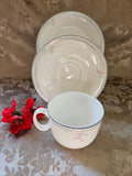 Royal Doulton Carnation H5084 Tea-Set trio - Fine Bone China 1982