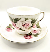 Tasse et soucoupe Royal Vale de Ridgway, modèle 8138