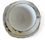 Vintage Royal Vale Ridgway Potteries Trio "Yellow Rose" c. 1950