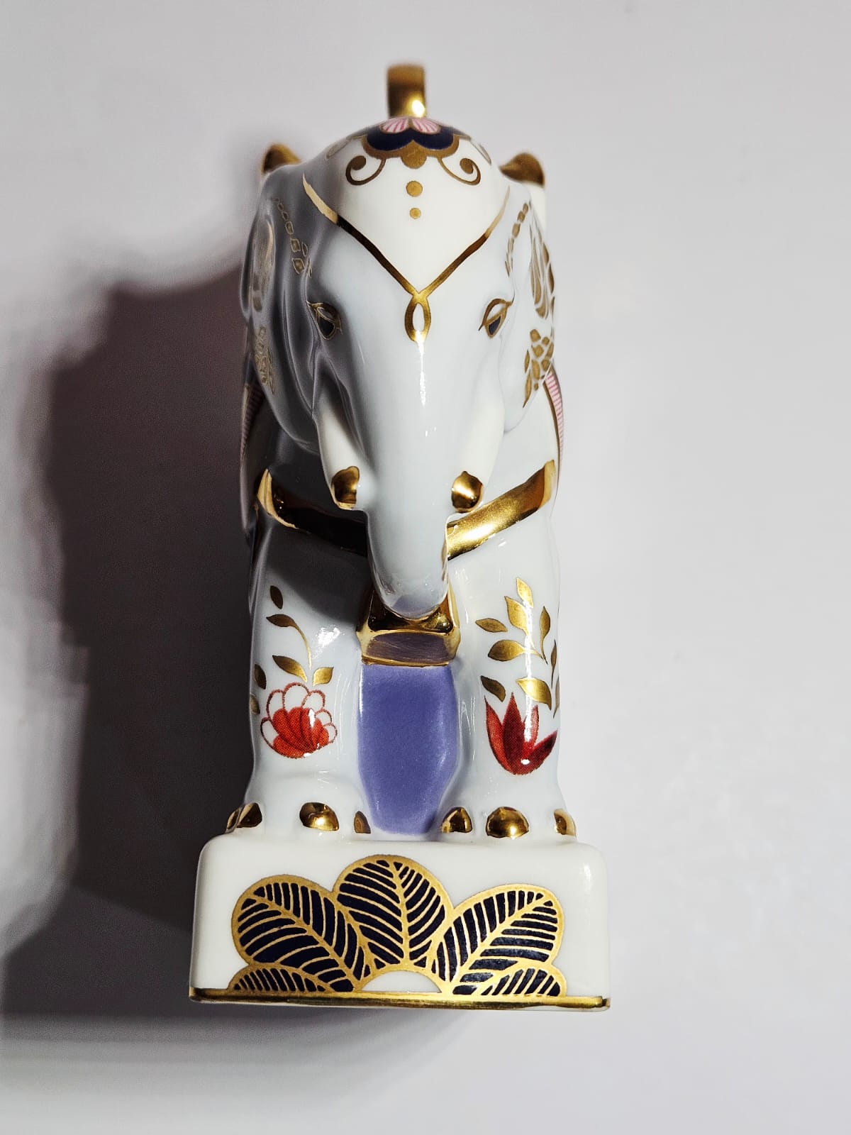 Royal Worcester Candle Snuffer Nelson Elephant Connoisseur Collection 1999
