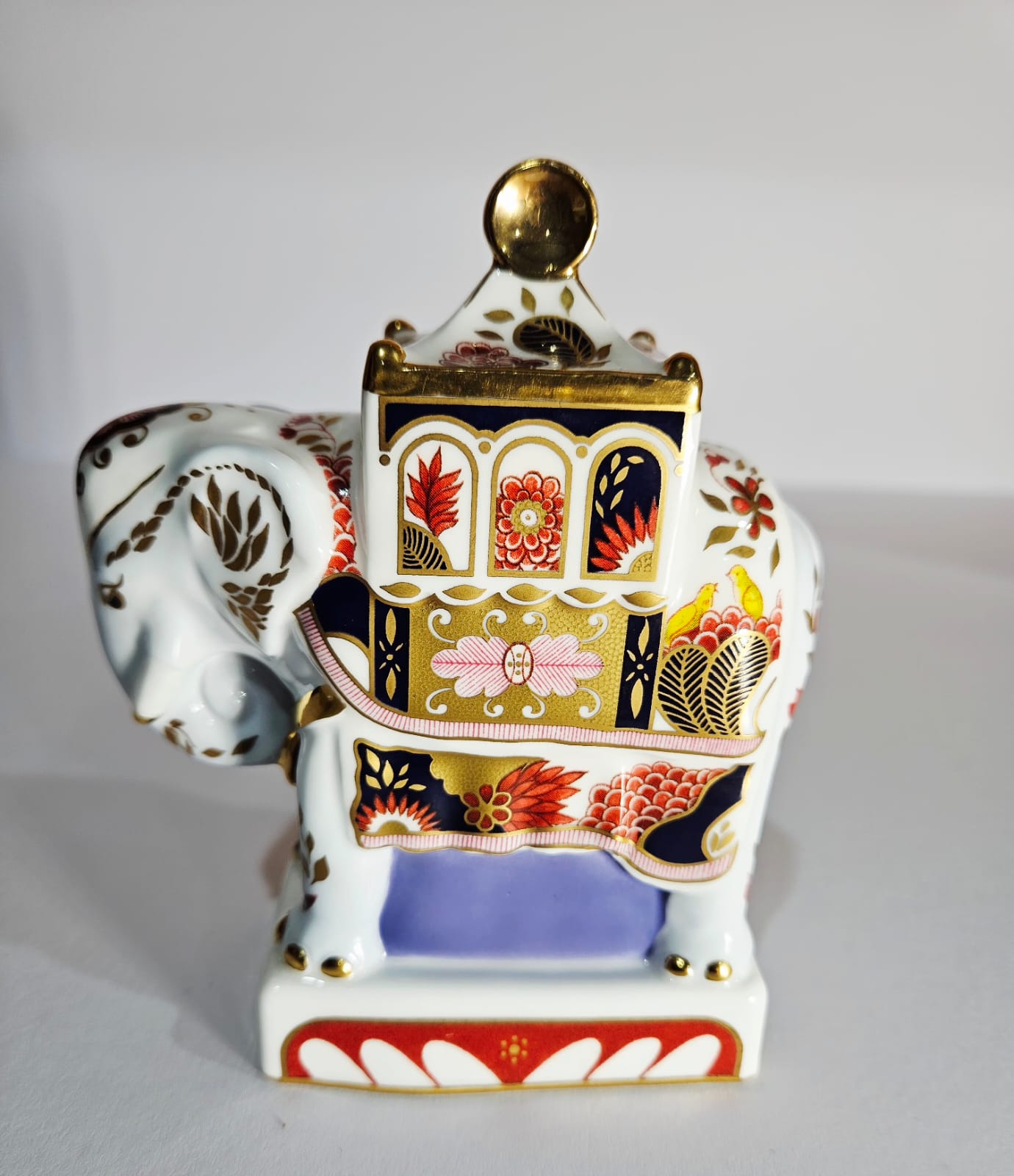 Royal Worcester Candle Snuffer Nelson Elephant Connoisseur Collection 1999