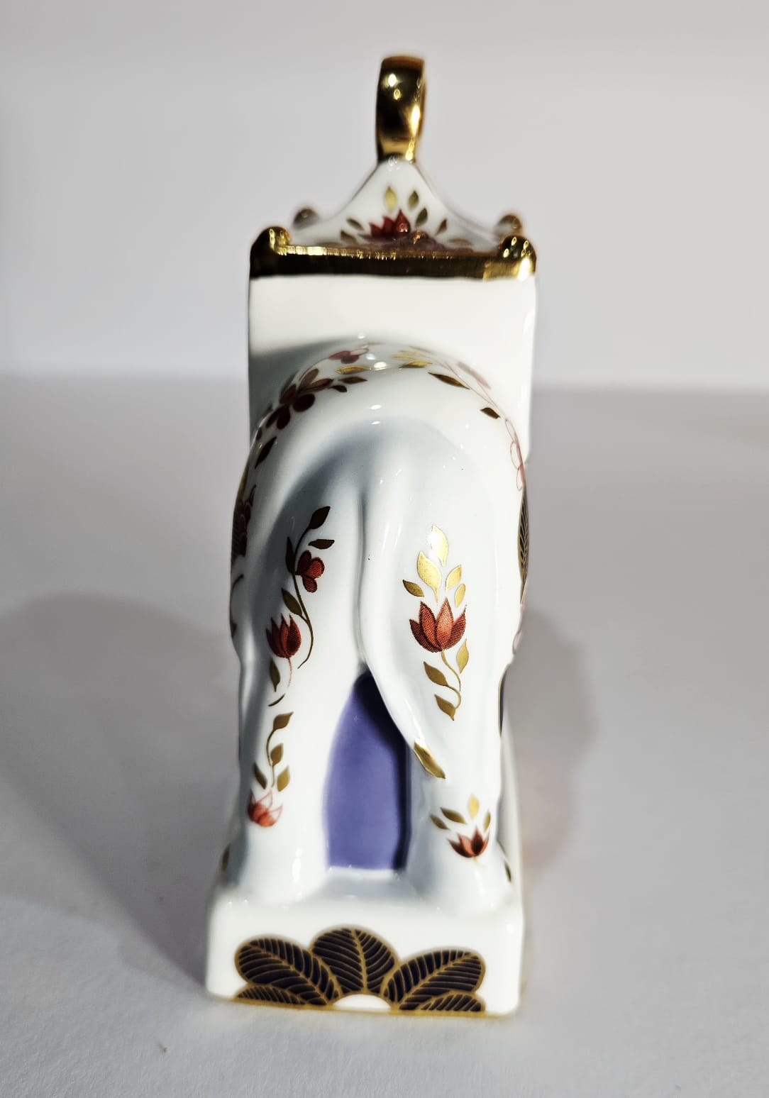 Royal Worcester Candle Snuffer Nelson Elephant Connoisseur Collection 1999