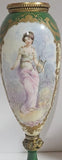 Late 19th-century Sèvres porcelain and ormolu mounted hand-painted vase