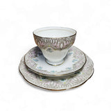 Vintage Art Nouveau Salisbury Fine Bone China Tea set for 6 . Circa 1930