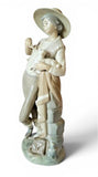 Vintage Lladro Porcelain “Shepherd” Figurine Gloss Finish Retired #4834
