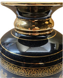 Vintage Spyropoulos Greece 24K Gold Vase Greek Mythology designs