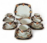 Antique Shore & Coggins Superior English Bell China "Kensington" 18pcs Tea set