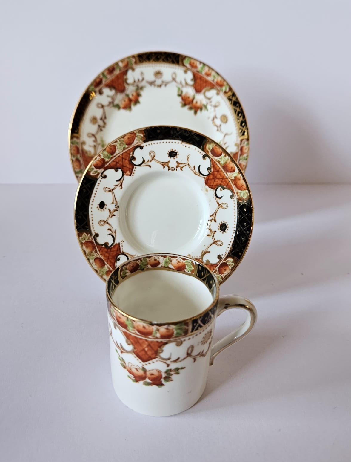 Antique Sutherland (1920s) Fine Bone China IMARI 14 pieces coffee set