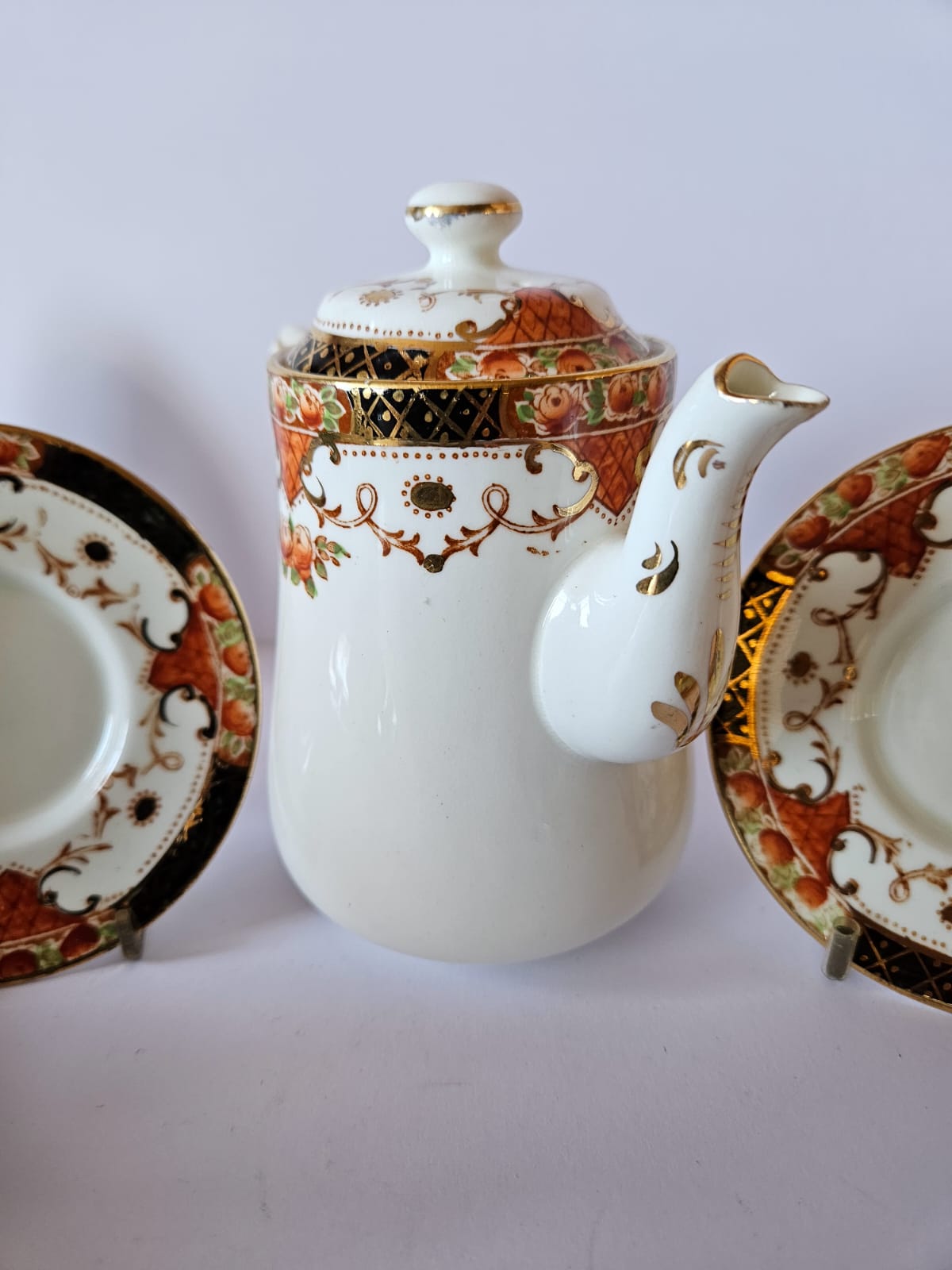 Antique Sutherland (1920s) Fine Bone China IMARI 14 pieces coffee set