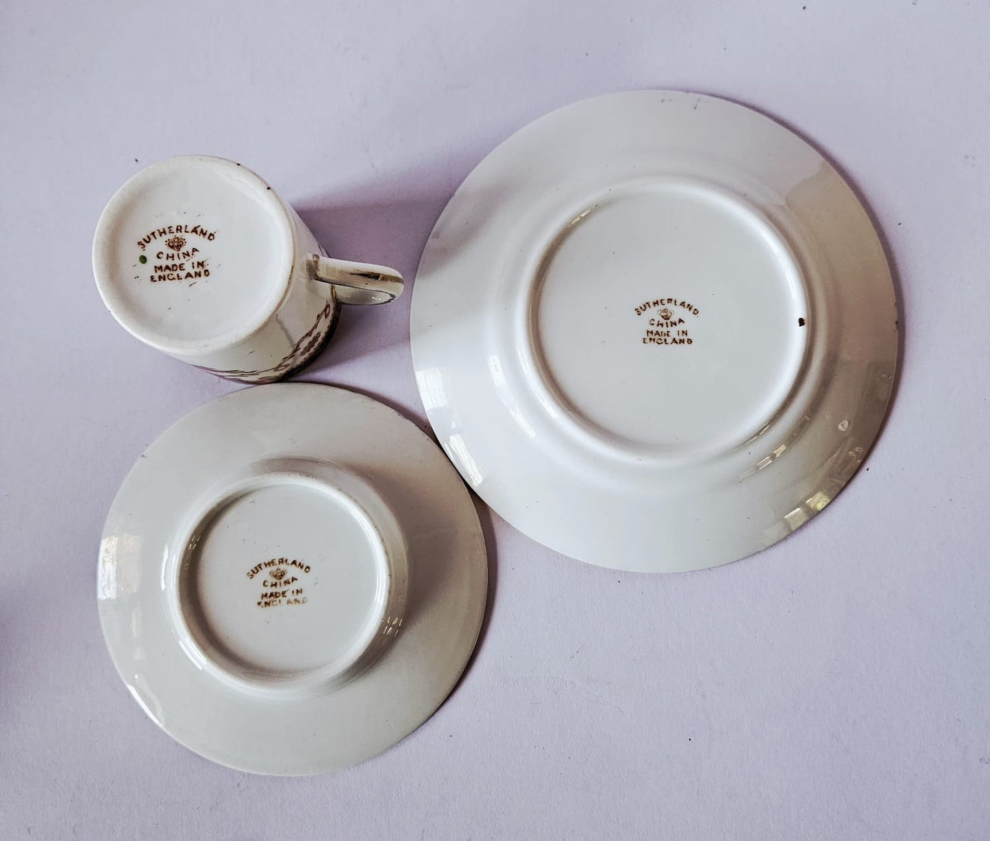 Antique Sutherland (1920s) Fine Bone China IMARI 14 pieces coffee set