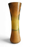 Théodore LEGRAS (1839-1916) Art Nouveau Vase polychrome landscape- Signed