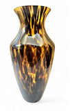 Large Vintage Maestri Vetrai Azzurra Murano Tortoise hand blown Vase 38 cm
