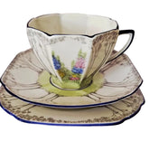Victoria China Czechoslovakia bone china Trio 1950s