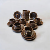 Wedgwood "Pennine" 19pc Coffee set & 4 dessert bowls c.1960s