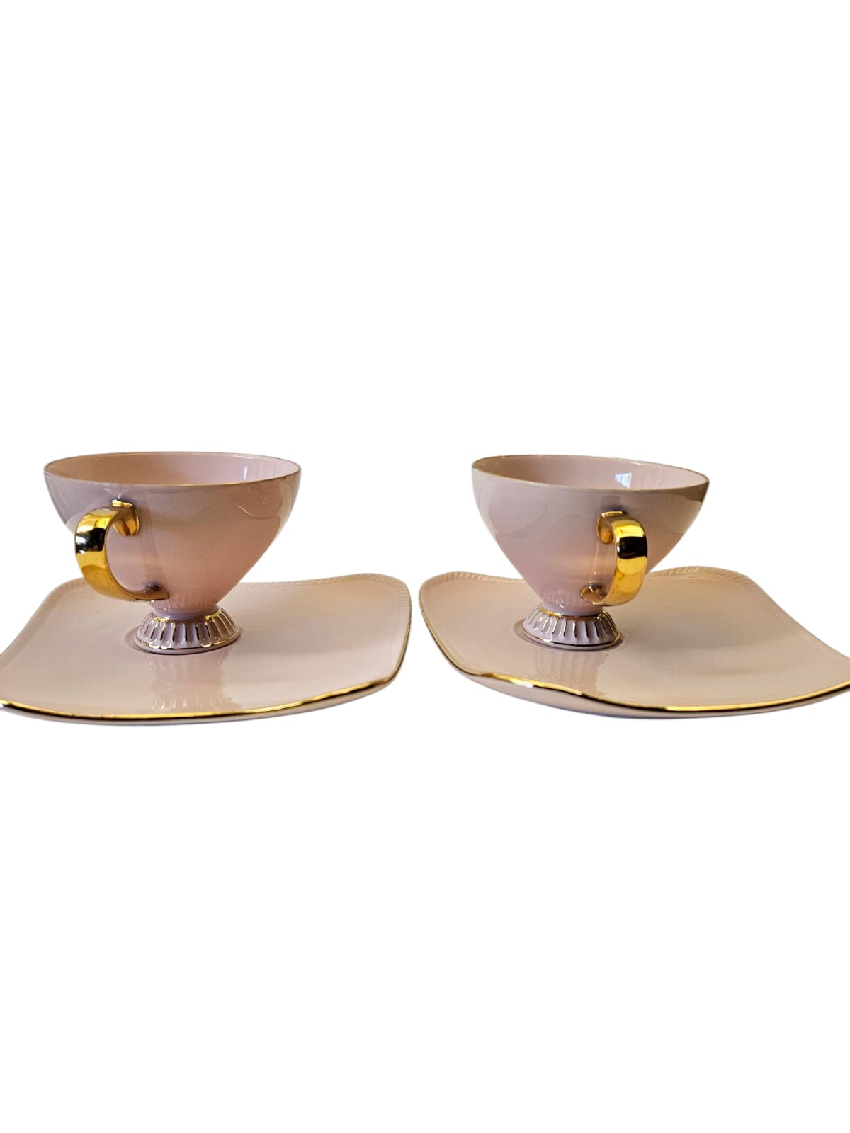 Vintage Pink Westminster Australia Tennis Cup and Saucer Set x 2