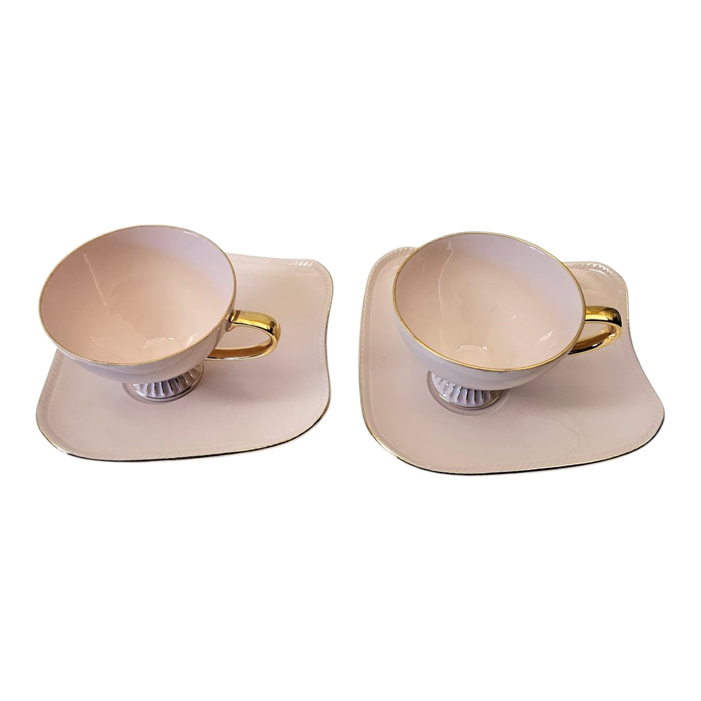 Vintage Pink Westminster Australia Tennis Cup and Saucer Set x 2