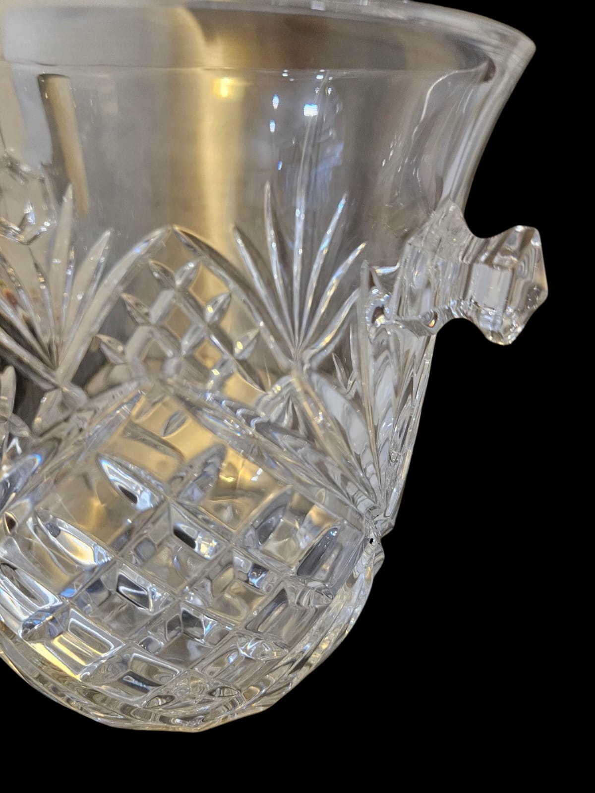 Godinger Crystal Dublin Champagne Bucket Blown Glass Shannon Collection
