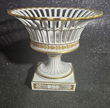 Empire gilt reticulated pedestal basket 19th Century Style - Portugal