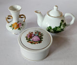 3 x Small Porcelain objects - Les Petits d'Aline