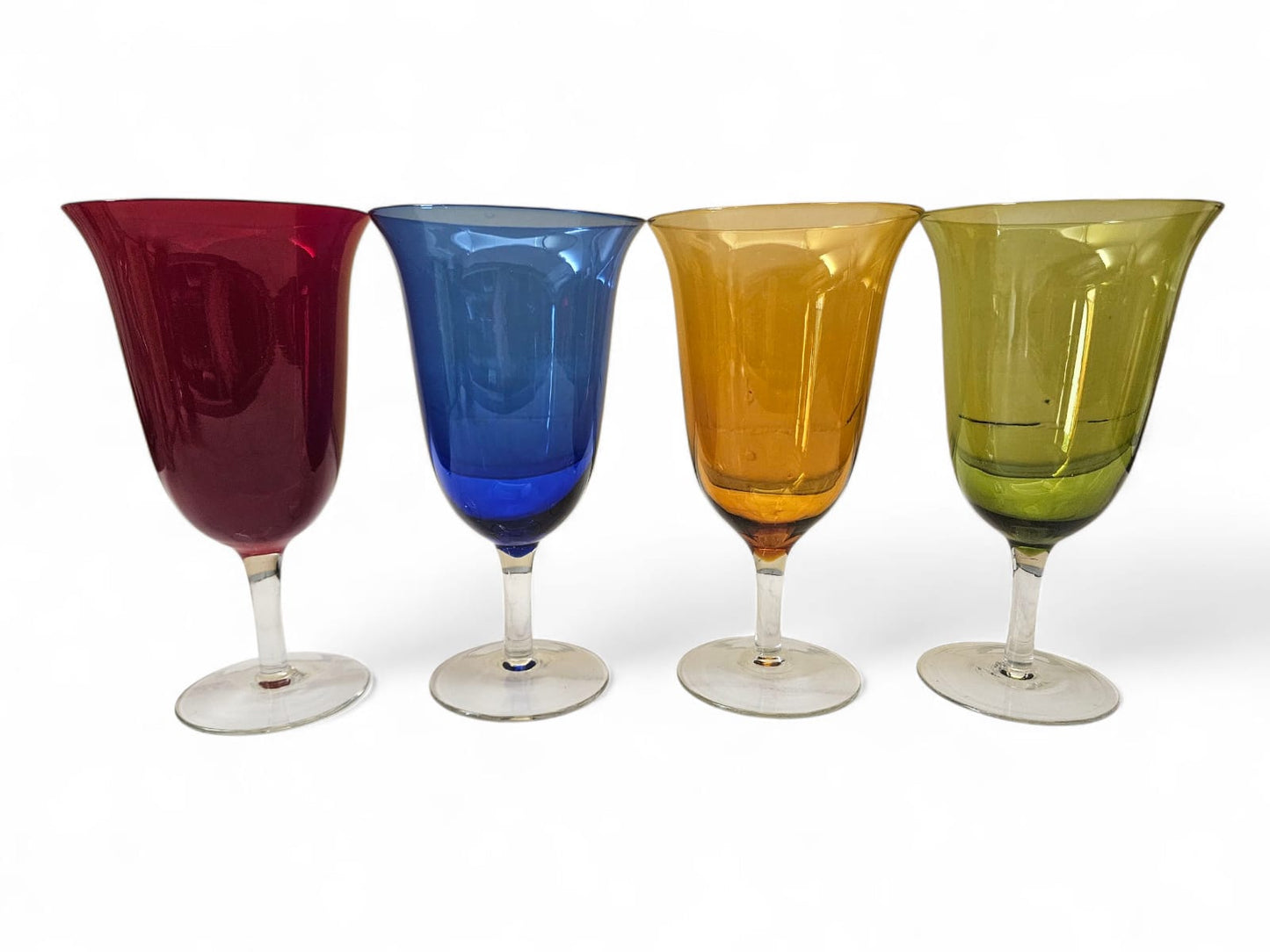 Set of 4 oversized Arlequin Retro goblets
