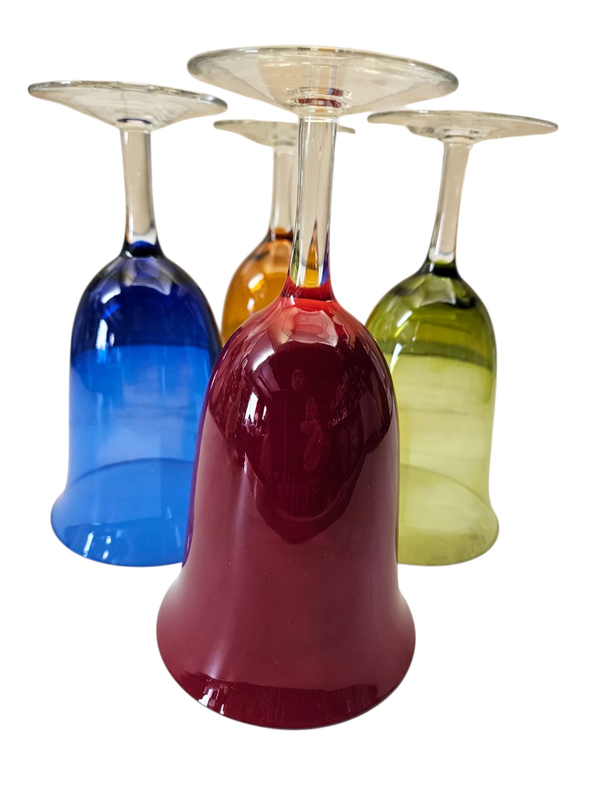 Set of 4 oversized Arlequin Retro goblets