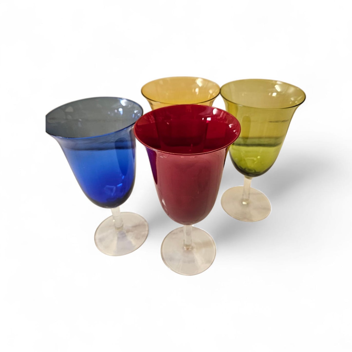 Set of 4 oversized Arlequin Retro goblets