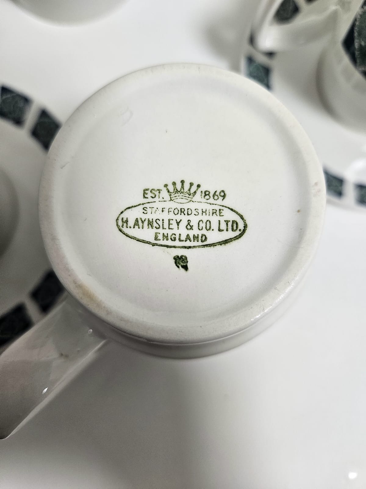 Beautiful vintage Aynsley Imperial Coffee Set. Classic 1960-70s retro design