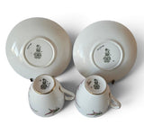 2 x Royal Doulton Bell Heather pattern tea duos | H4840