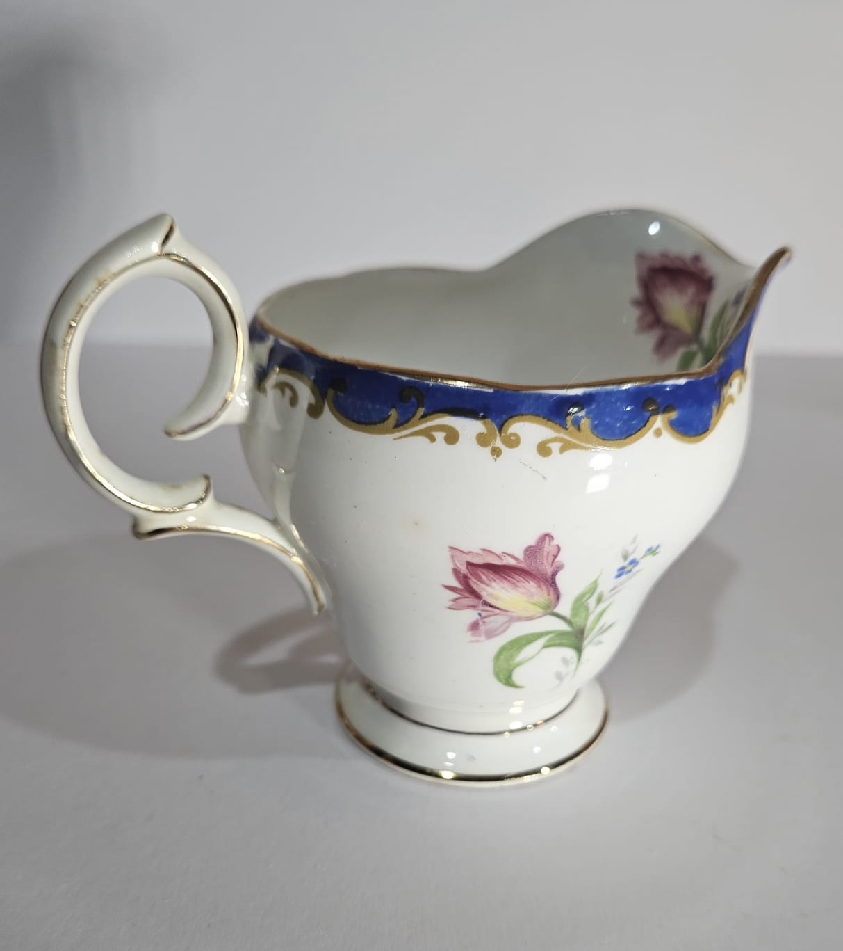 Vintage BELL China "NARCISSUS" (Blue) bone china tea-set 23 pieces