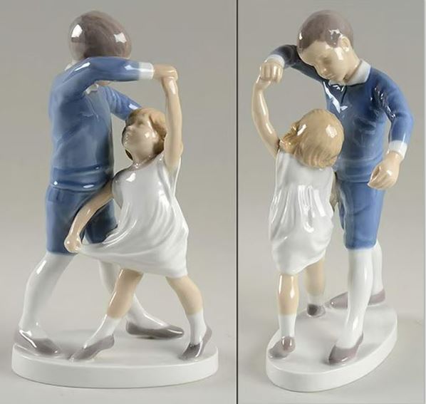 Bing and Grondahl (B&G) Denmark Figurine Dancing School #1845
