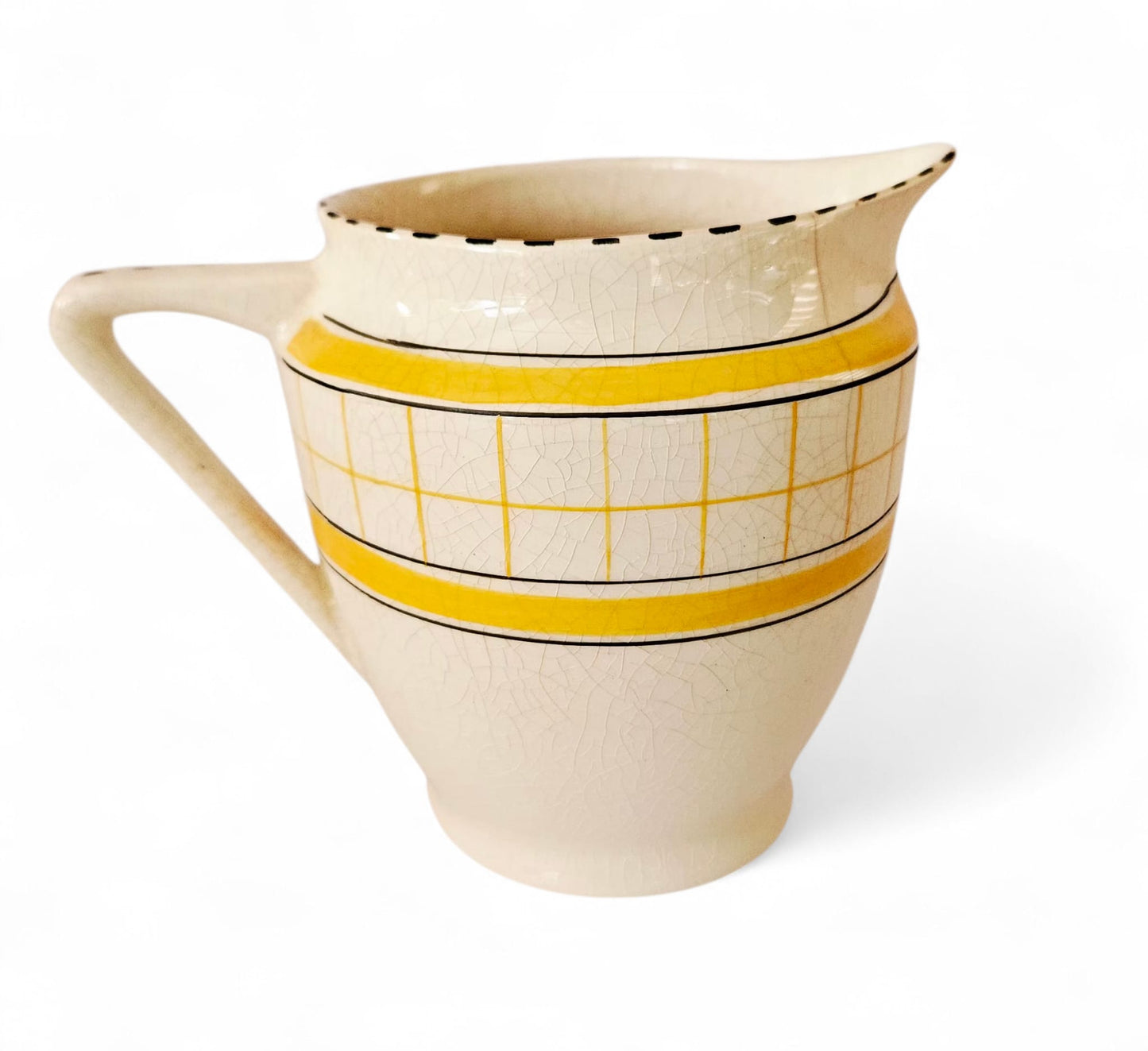 1950s Vintage Cottage Yellow British Anchor Pottery 18 pcs teaset