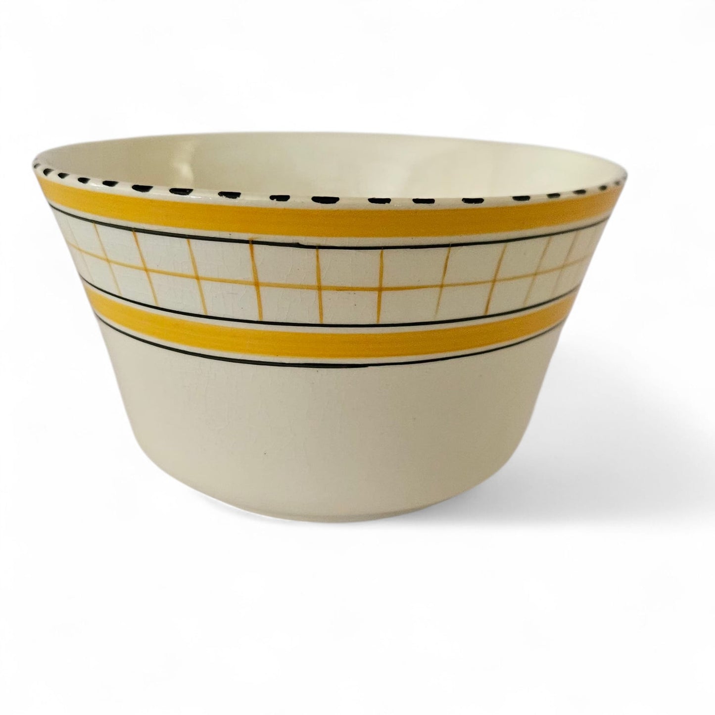 1950s Vintage Cottage Yellow British Anchor Pottery 18 pcs teaset