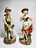 Capodimonte Bisque Porcelain Figurine Set -Tyrol Country side