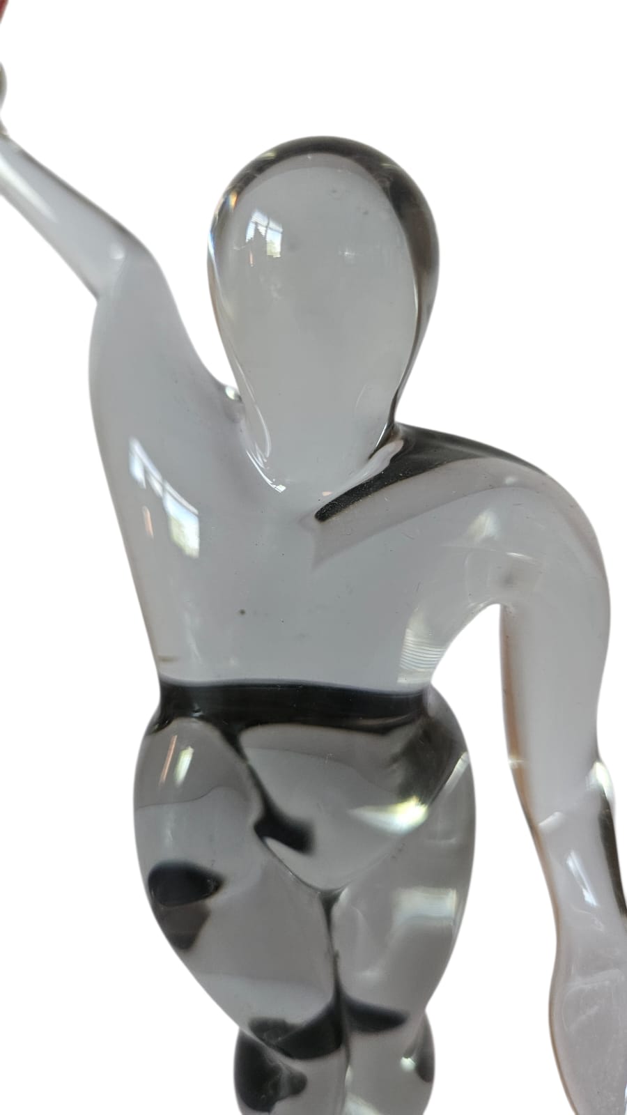 Murano Glass figure of a Javelin thrower by Cedenese House
