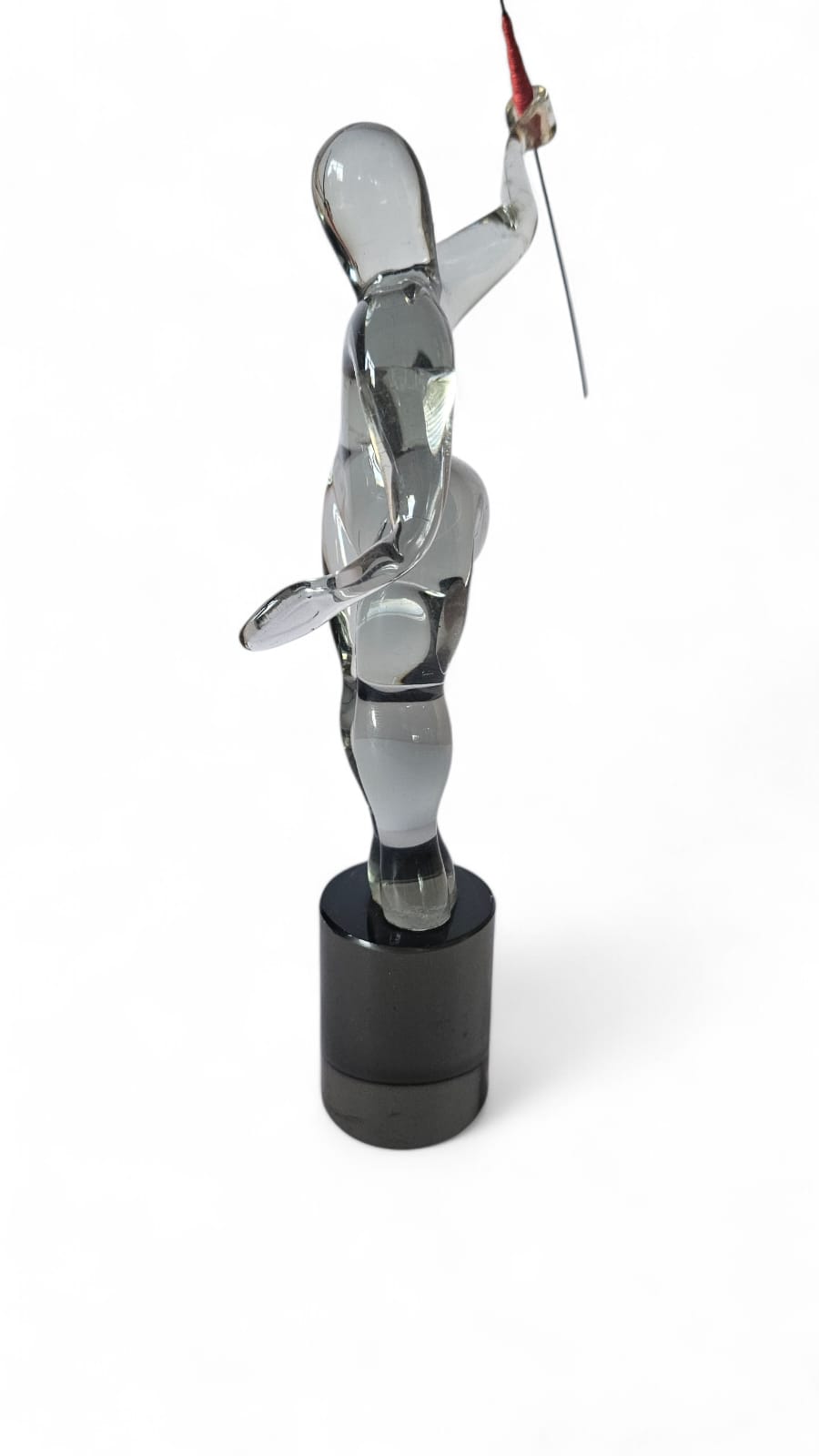 Murano Glass figure of a Javelin thrower by Cedenese House