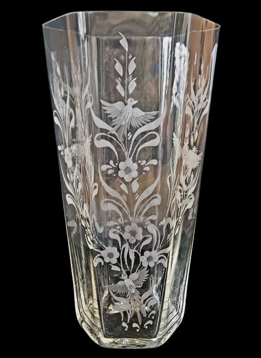 Murano Giovanni Cenedese Venini Seguso Barovier Glass Vase 1982 Limited Edition