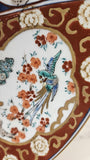 Vintage Mid Century Hand-Painted Japanese Gold Imari Charger 30 cm