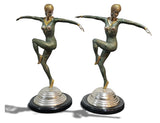 Art Deco Sculptures of "Dancer of Kapurthala" D. After Démètre H.Chipăruș 1920s