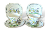 2 x Shore and Coggins Bell China 2544 Crinoline Lady Trio