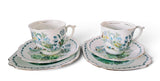 2 x Shore and Coggins Bell China 2544 Crinoline Lady Trio