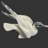 A collectible Metzler & Ortloff hand-painted porcelain seagull figurine.