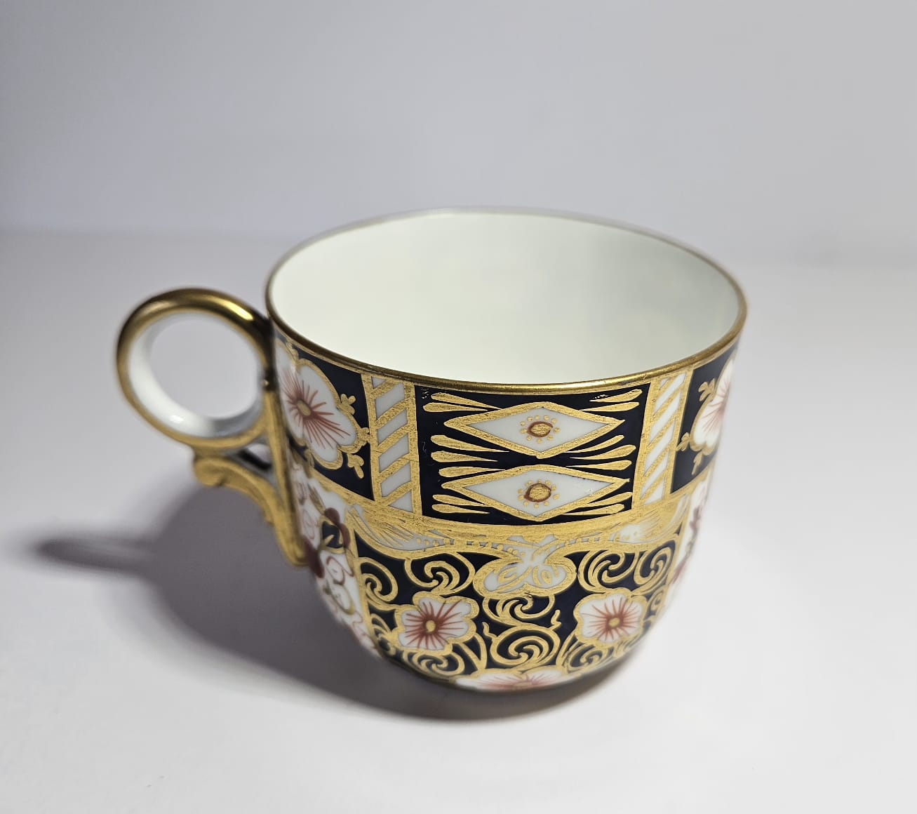 Royal Crown Derby Imari 2451 Trio - Cup, Saucer, Side Plate circa 1913