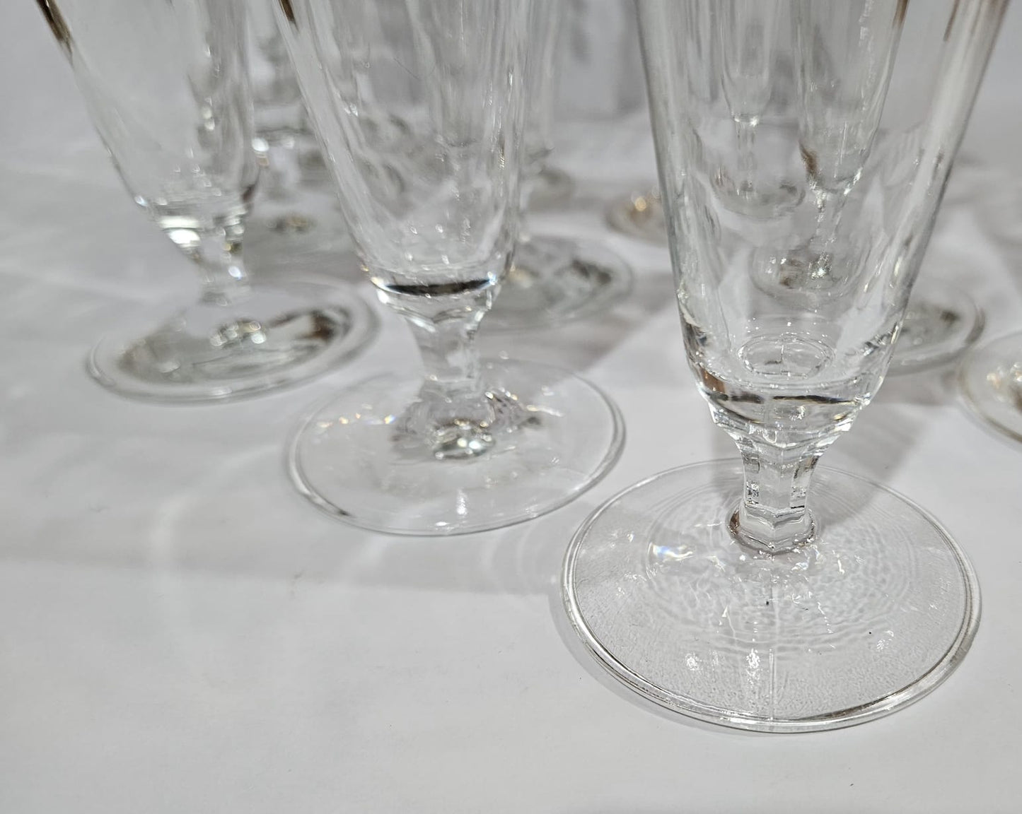 MCM Vintage Set of 10 Footed Cocktail Glasses CROWN CHESS, Australia