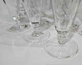 MCM Vintage Set of 10 Footed Cocktail Glasses CROWN CHESS, Australia