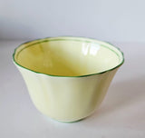Crown Staffordshire 26 pieces Yellow & Green Coffee Set (c. 1906- 1930)