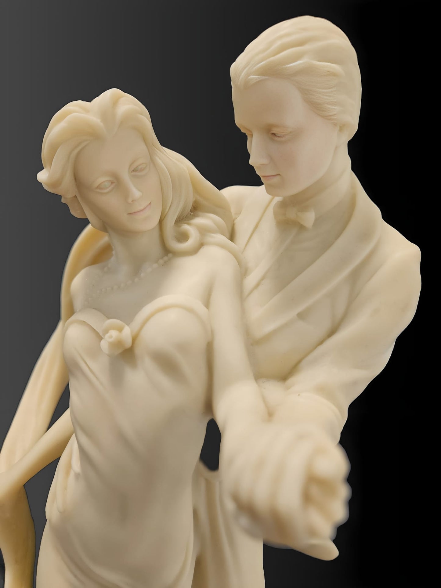 Romantic Couple of Dancers, Valentino Collection Made in Italy - 43cm