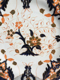 Antique Davenport Longport Staffordshire England Imari cake Plate circa 1875